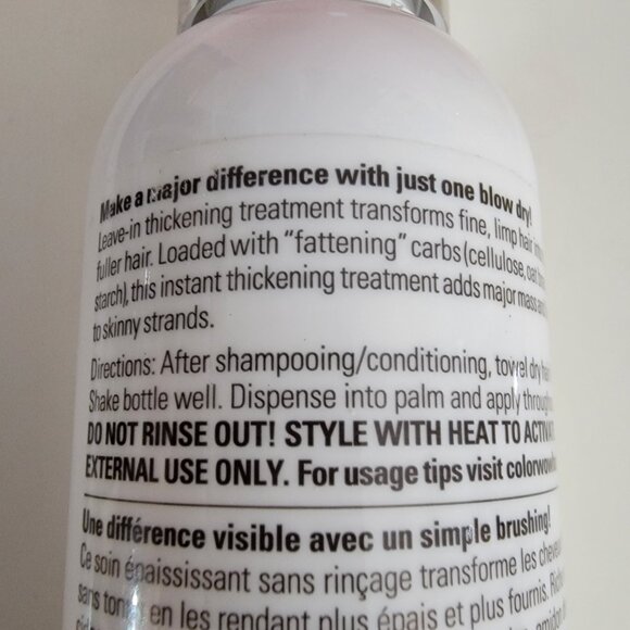 TWO Color Wow Dream Cocktail Carb-Infused Thickening Leave In Treatments - Picture 7 of 12